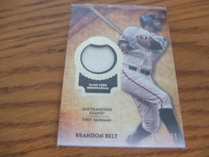 2017 Topps Tier One Relics #T1RBB Brandon Gürtel 155/331 GIANTS - Bild 1 von 2