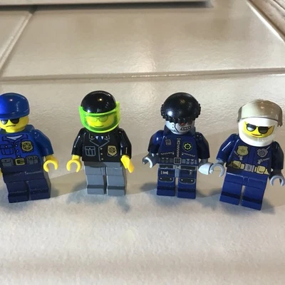 Lego Minifiguras 5 Policías Diferentes Policía Robo, Mujer Foto 1 de 4