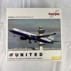Herpa Wings 1:400 United Boeing 757-200 w/ winglets N517UA 562003 - Picture 1 of 13