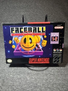 Faceball 2000 Super Nintendo Entertainment System SNES Nur Verpackung 6 - Bild 1 von 8