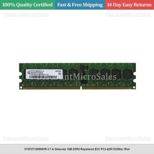 HYS72T128000HR-3.7-A Qimonda 1GB DDR2 Registered ECC PC2-4200 533Mhz 1Rx4 - Picture 1 of 1
