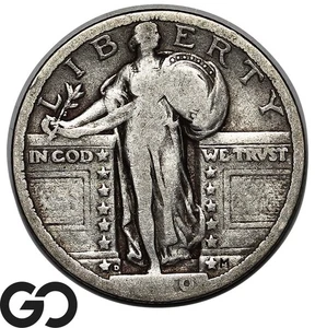 1920-D Standing Liberty Quarter, Better Date Lower Mintage Denver Issue - Picture 1 of 3