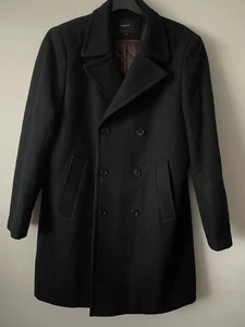 Abrigo M&S Autograph Azul Marino 60% Lana Talla XL - Imagen 1 de 5