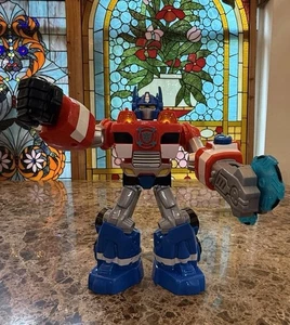 "Figura de 11"" Playskool Transformers Rescue Bots Optimus Prime Talking Light-Up" - Imagen 1 de 12