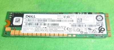 Dell TC2RP  0TC2RP  240GB SATA SSD M.2 6Gbps SSD  Micron MTFDDAV240TCB - Image 1 of 3
