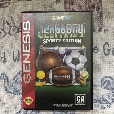 Jeopardy Sports Edition (Sega Genesis, 1994) - Image 1 of 3