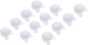 12 Ferma Piumino E Copripiumino Clip Piumone Copripiumone Mollette Bianco - Foto 1 di 12