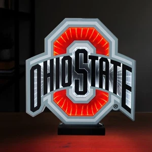 Luz LED con logotipo infinito Ohio State Buckeyes - Imagen 1 de 2