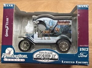Gearbox Remington Country 1912 Ford Model T Delivery Car Diecast Bank 1/24 Scale - Picture 1 of 20