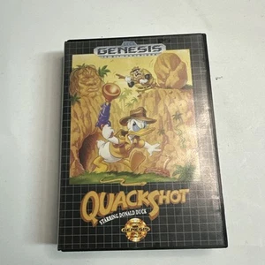 QuackShot Starring Donald Duck - SEGA Genesis Version (RARE) *W/ Manual* - Picture 1 of 4