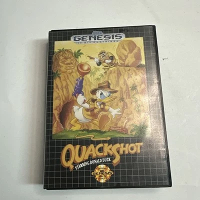 QuackShot Starring Donald Duck - SEGA Genesis Version (RARE) *W/ Manual* - Image 1 of 4