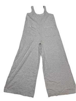 Mono de mujer LOU & GREY de lino y algodón con bolsillos delanteros correas ajustables Foto 1 de 4