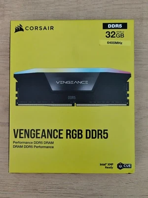 CORSAIR Vengeance RGB 32GB (2 x 16GB) RAM DDR5 6400 Desktop Memory - Image 1 of 2
