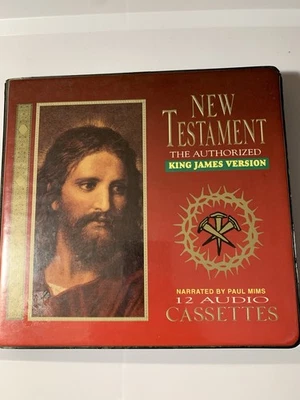 Vtg The New Testament Cassettes Religious Tape King James Version 12 Audio Bible - Image 1 of 4