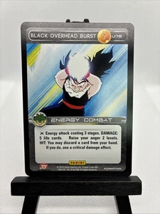 Dragon Ball Z Heroes & Villians #U76 Black Overhead Burst - Picture 1 of 2
