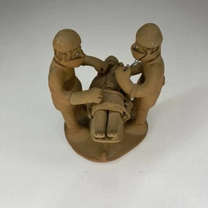 Jose Ze Caboclo Hand Made Brazil Clay Surgery Figurine 4" - Picture 1 of 8