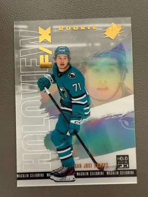 2024-25 SPX Macklin Celebrini Holoview F/X Rookie #HV48 RC Rookie Card SSP 💎🔥 - Image 1 of 3