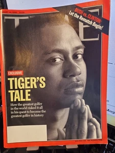 Time Magazine August 14, 2000- Tiger Woods- Tiger's Tale/ looks nice - Picture 1 of 2