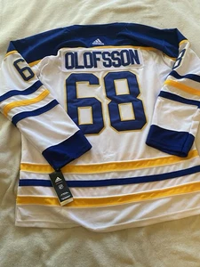 Buffalo Sabres Victor Olofsson All Sewn Adidas Authentic Trikot Gr. 54 Fightstrap - Bild 1 von 14