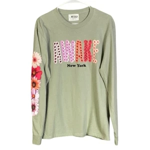 AWAKE NY Bloom Long Sleeve T-Shirt in Sage Men's Medium - Picture 1 of 6