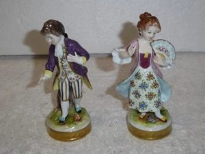 VOLKSSTEDT - Porzellan Figuren Paar , 2 Stück , ca. 16cm , gut erhalten, 25118 - Bild 1 von 24