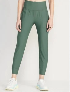 Old Navy Damen High Waist Power Soft 7/8 Jogginghose XS Grün Activewear Stretchy - Bild 1 von 9