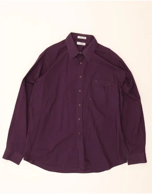 PIERRE CARDIN Mens Shirt Size 17 1/2 XL Purple Cotton DL65 - Image 1 of 3
