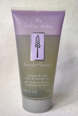 NUEVO GEL DE DUCHA BAÑO LIMPIEZA Y CALMA TERAPIA LAVANDA JARDÍN CURATIVO 1,85 OZ  Foto 1 de 2