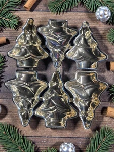 Vintage Weihnachtsbaum Backform Süßigkeiten Form Kuchen Laib Brot Form 8,5"x9,5" Dekor - Bild 1 von 6
