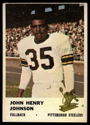 1961 Fleer John Henry Johnson #118 Pittsburgh Steelers HOF MID HIGHER GRADE - Image 1 of 2