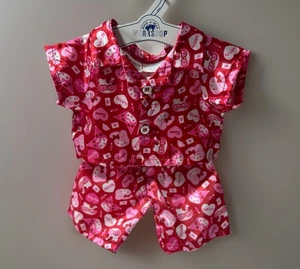 Pigiama Build a Bear Hello Kitty Kuromi My Melody San Valentino nuovo con etichetta - Foto 1 di 4