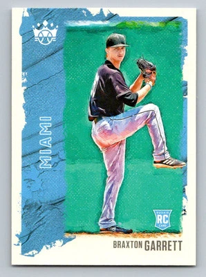 2021 Panini Diamond Kings #48 Braxton Garrett Miami Marlins Rookie - Image 1 of 2