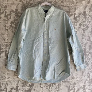 Ralph Lauren Polo Men Button Up Multicolored Stripe Long Sleeve Shirt XL Blake - Picture 1 of 12
