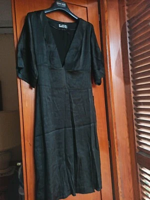 Abito Nero In Raso Kartika  Taglia S - Immagine 1 di 4