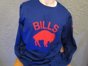 NIKE NFL BUFFALO BILLS LARGE BLUE SWEATSHIRT ORIGINAL LOGO NEW W/ TAGS - Picture 1 of 6