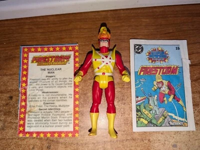 Kenner Super Powers Firestorm 1984 con cómic, tarjeta y brazos de trabajo excelente Foto 1 de 3