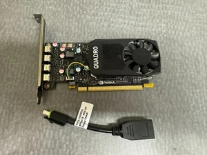PNY nVidia Quadro P620 2GB PCIe 4 Monitor Graphics Card w/DisplayPort Adapter - Picture 1 of 5