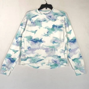 Sudadera All In Motion para mujer X-pequeña tie-dye suave felpa francesa cuello redondo - Imagen 1 de 13