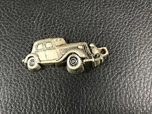 ancien porte clés door key CITROEN TRACTION GARAGE ROUGEMONT - Imagen 1 de 2