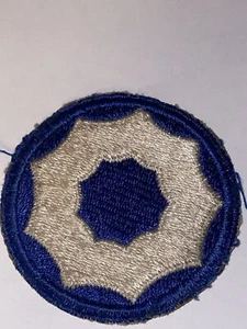 WW2 9th Service Command Patch (P1) - Picture 1 of 2