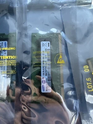 JOBLOT 10x 1GB Sticks DDR2 Laptop RAM | Memory | 2Rx16 PC2 6400S | SAMSUNG - Image 1 of 3