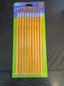 Vintage Penway Bleistifte 10er Pack Bonded Lead Nr. 2 neue ungeschliffene Holzfässer - Bild 1 von 2