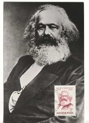 Tarjeta máxima Hungría Karl Marx Foto 1 de 2