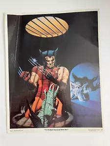 Estampado Marvel de colección Wolverine '¡Soy el mejor que hay en lo que hago!' - 1983! - Imagen 1 de 4