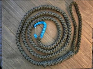 Individuelle kurze Haustier/Hundeleine 550 Paracord Farben, Clips, Länge wählbar tolles Geschenk - Bild 1 von 9