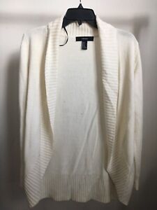 Woman's M Forever 21 Long Sleeve Beige Cardigan Sweater 2541 