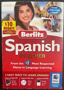 NEW Berlitz Spanish Premier - WIN /MAC / iPod / CDs (8 disc set) - Picture 1 of 4