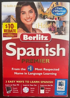 NEW Berlitz Spanish Premier - WIN /MAC / iPod / CDs (8 disc set) - Image 1 of 4