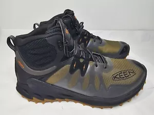KEEN Zionic Mid Waterproof Wanderschuh Herren 12 Green Dark Olive/Scarlet Ibis - Bild 1 von 10