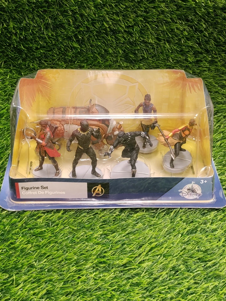 JUEGO PANTERA NEGRA SET DE 6 figuras auténticas Disney Store precintadas Foto 1 de 4